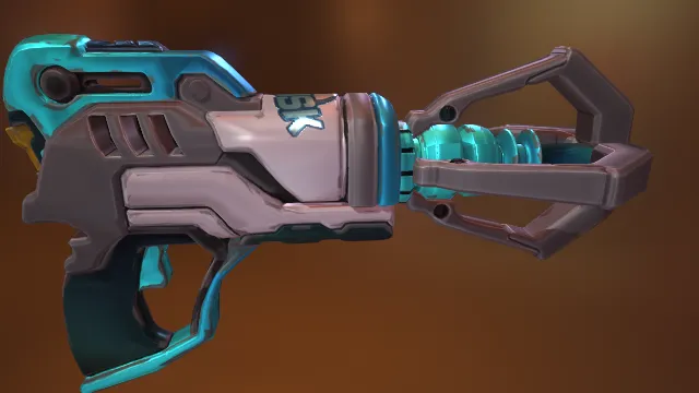 钩爪枪 武器模型 pbr模型 游戏模型