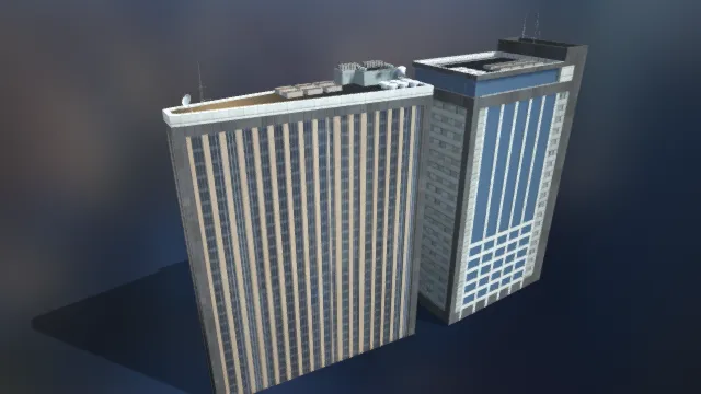 现代建筑 城市高楼 写字楼 商业建筑