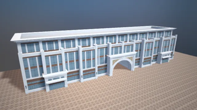 西方建筑 欧式建筑 商业小楼