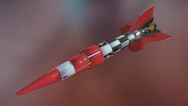 导弹 战争 武器模型 pbr模型 游戏模型