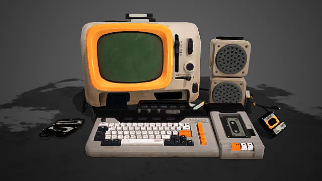 “Killer Beats”卡带混音器 3D模型