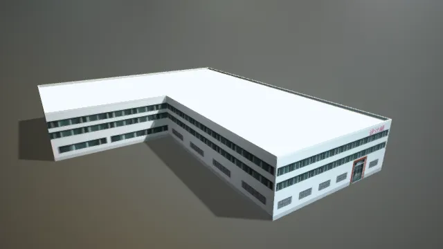 工厂 厂区建筑 现代建筑 机械厂区 海洋装备制造厂 设计部门