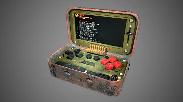 次世代道具 后世界末日微型计算机模型