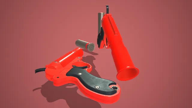 手枪 枪械 枪械模型 pbr模型 游戏模型