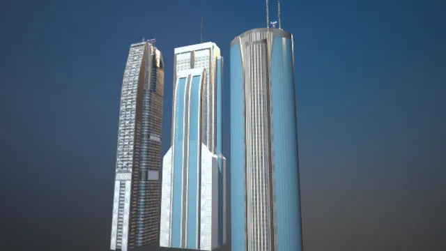 现代建筑 城市高楼 写字楼 商业集团