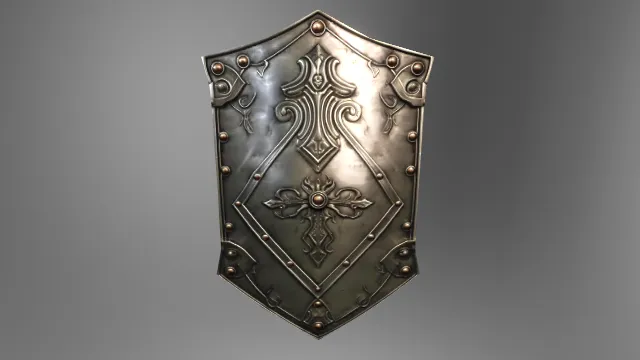 盾牌 武器模型 中世纪 pbr模型