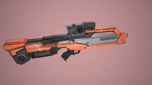 步枪 武器模型 pbr模型 游戏模型