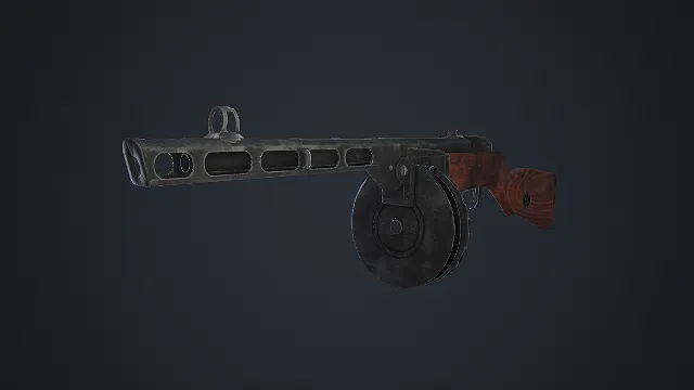 次世代苏联PPSh-41 波波沙冲锋枪