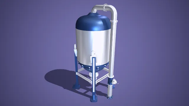 气力输送发送罐 密封 工业 现代 机械