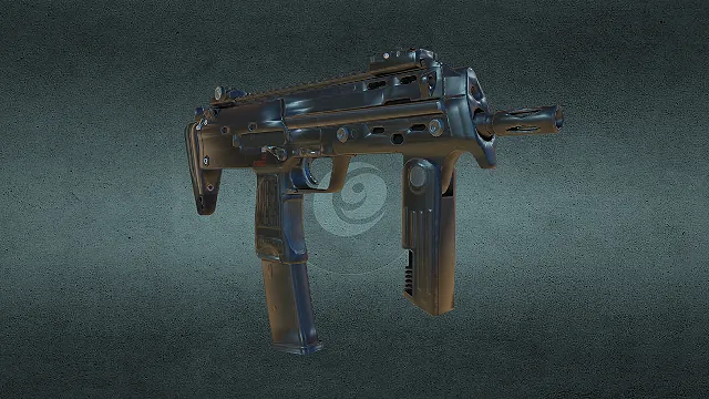 枪 冲锋枪 仿真 金属感 消焰器