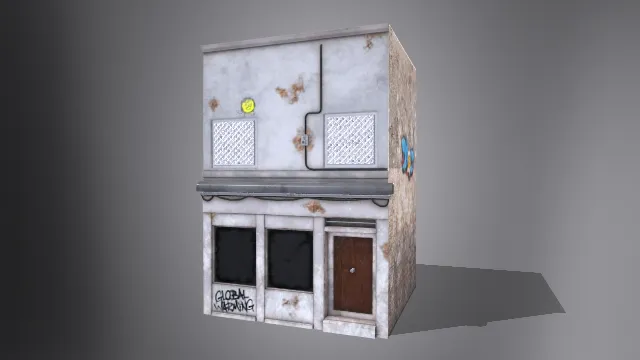 独栋房子 建筑模型 住宅 pbr模型 模型