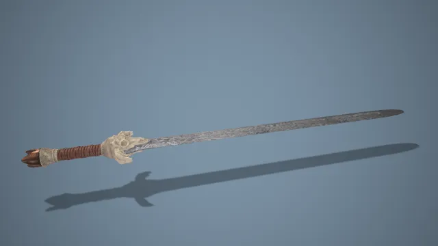 长剑 冷兵器 武器模型 pbr模型 游戏模型