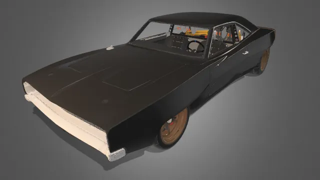 1968年道奇Charger中置发动机地狱狂飙F9汽车