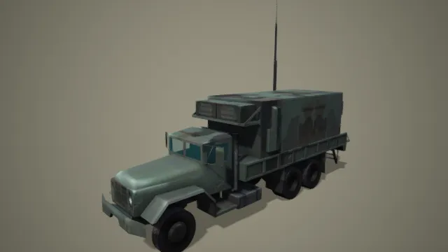 军车 运兵车 信号车 大卡车 货车