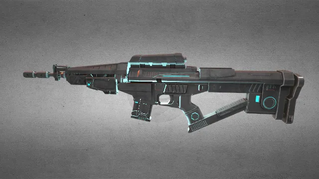 能量步枪 枪械 武器模型 pbr模型 游戏模型