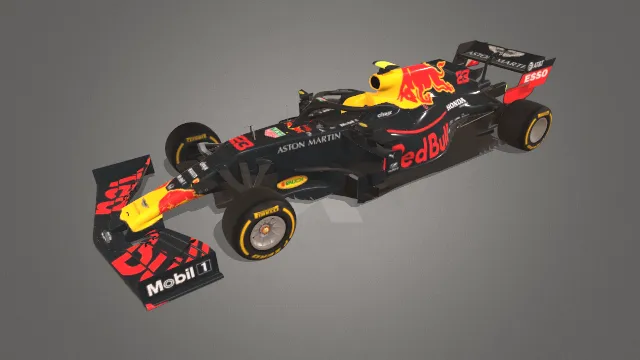2019年F1红牛RB15赛车跑车交通工具