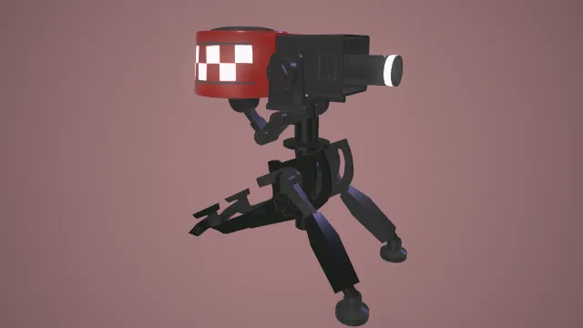 炮台 武器模型 pbr模型 游戏模型