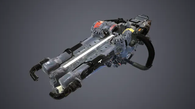 等离子火枪 武器 枪械 pbr模型