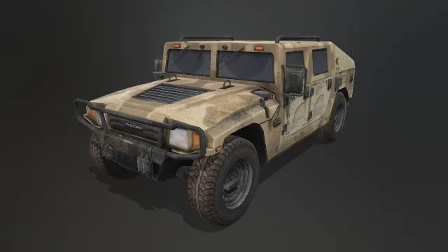 写实悍马车(Humvee)