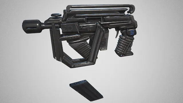 冲锋枪 枪械 武器模型 pbr模型 游戏模型