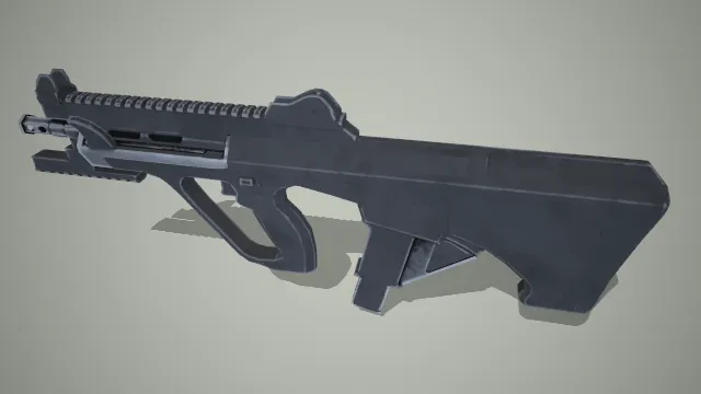 FAMAS突击步枪 法国 pbr模型 枪械模型