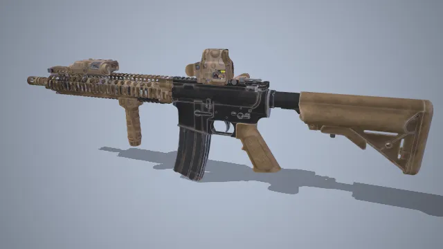 步枪 枪械 武器模型 pbr模型 游戏模型