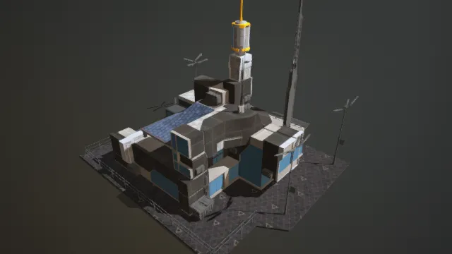 现代化城市 科技城市 商业建筑 未来都市 高楼