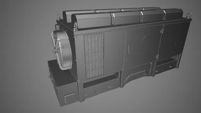 工业机械设备 精准写实3D模型