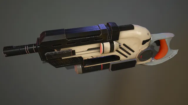 手枪 枪械 武器模型 pbr模型 游戏模型