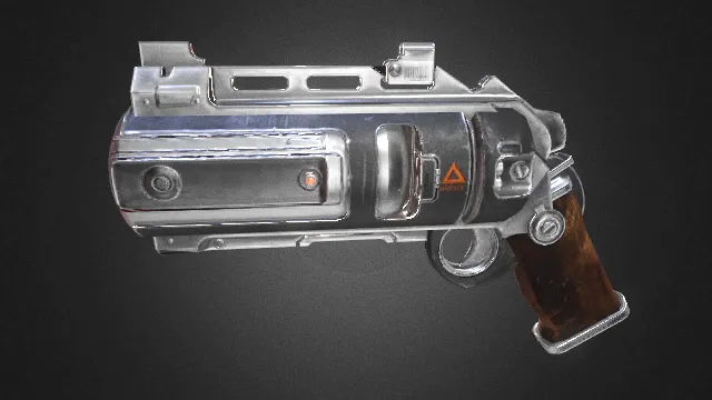 手炮 枪械 武器 武器模型 pbr模型 游戏模型