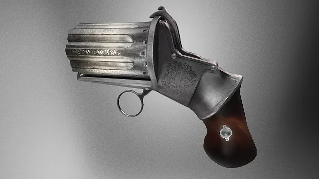 左轮 枪械 武器模型 pbr模型 游戏模型