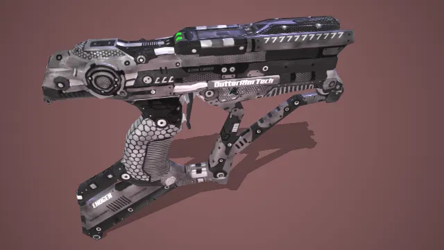 手枪 武器模型 pbr模型 游戏模型