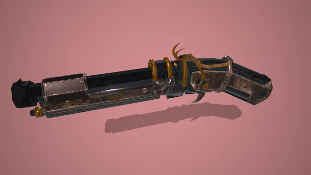 手枪 武器模型 pbr模型 游戏模型