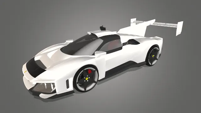 法拉利F混合动力Bolide跑车轿车豪车汽车交通工具