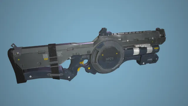 冲锋枪 武器模型 pbr模型 游戏模型