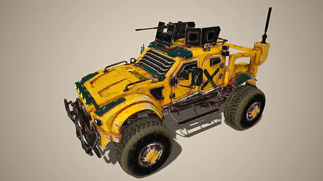 军用车辆 Oshkosh L-ATV 重设模型