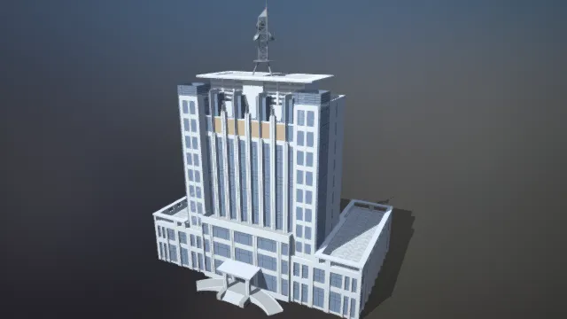 中心大楼 图书馆 办公楼 信息大楼 大酒店