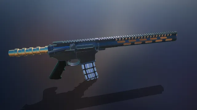 蜂窝握把炫彩管步枪 武器 射击 军事 pbr 枪械