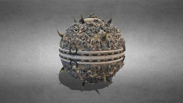 黑神话 道具 游戏模型 红银战车 写实