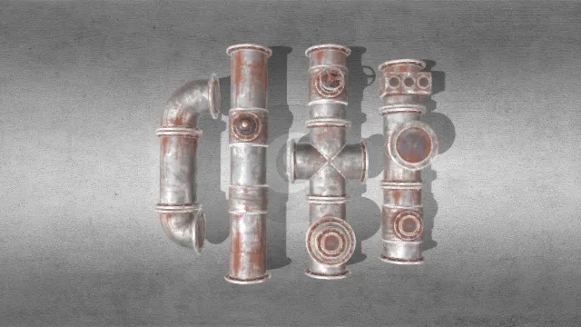 工具 工业 模块化 金属管道