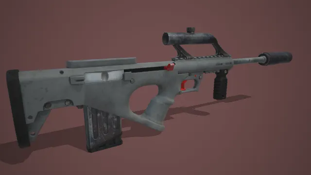 步枪 枪械 武器模型 pbr模型 游戏模型