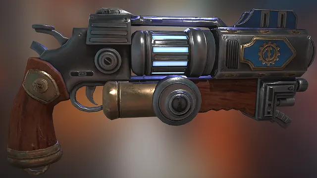 手炮 枪械 武器 武器模型 pbr模型 游戏模型