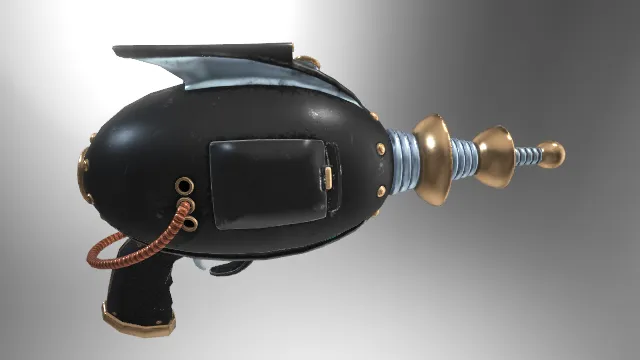 电能枪 武器模型 pbr模型 游戏模型