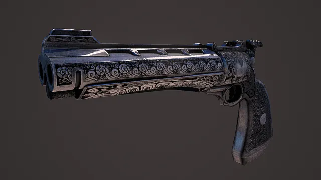 枪   哥特式   手枪   双管   复古