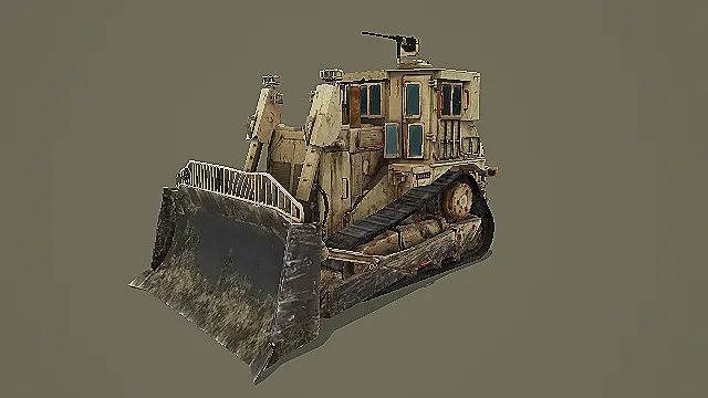 装甲推土机(军用改装款)3D模型