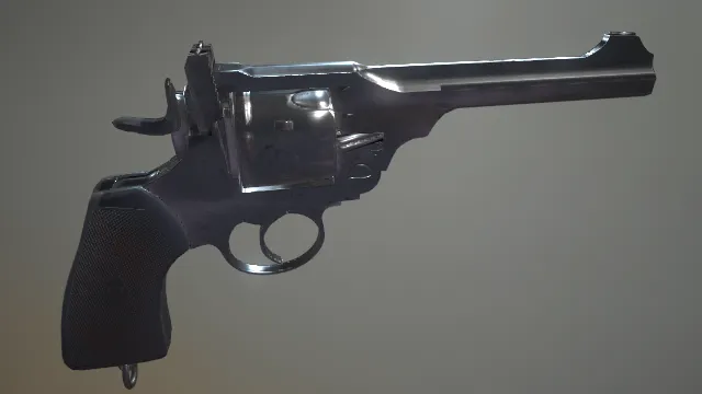 手枪 武器模型 pbr模型 游戏模型