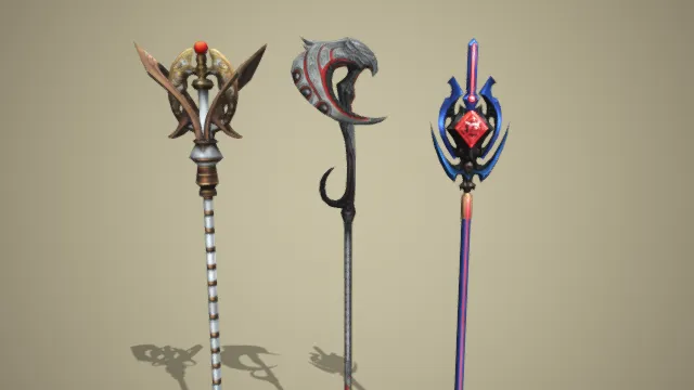 权杖 法杖 装备 武器 魔法道具 游戏工具