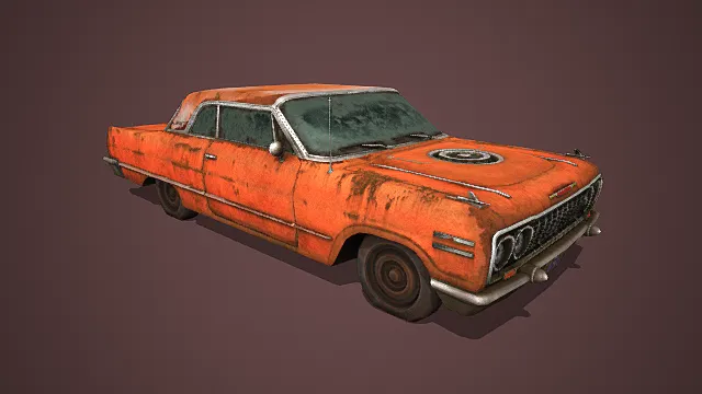 原子轿跑车 2063 汽车和车辆 3D 模型