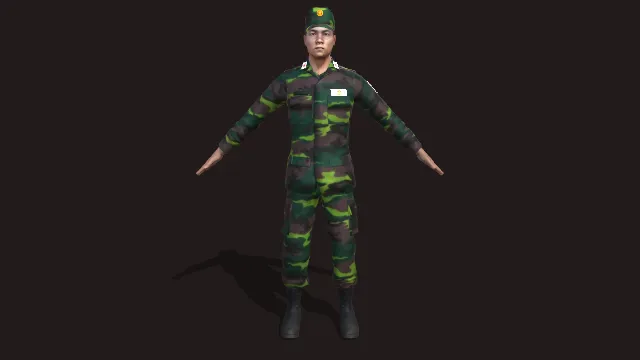 解放军武警官兵雇佣兵迷彩服