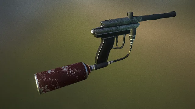 老式手枪 枪械 武器模型 pbr模型 游戏模型
